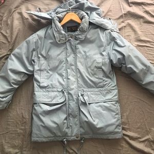 Eddie Bauer light blue coat VTG